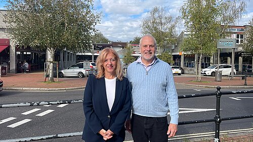 Liz and Cllr Tim Groves