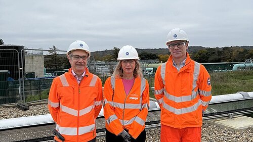 Liz at Southern Water works in Otterbourne